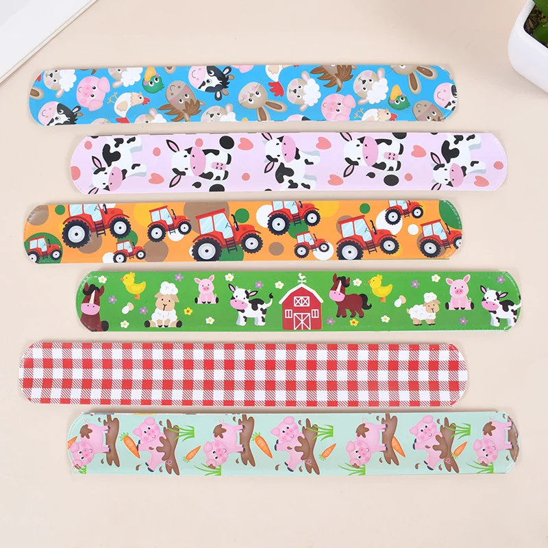 Фото 12 шт., браслеты с животными, выскакивающий круг, игрушка на запястье, игрушки для детей, подарки на день рождения, украшения для тематической вечеринки, поставки №2