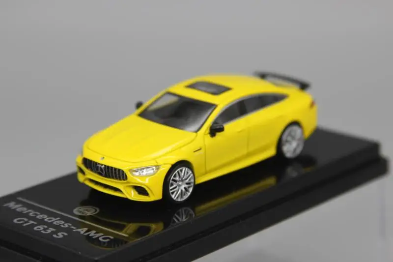 Серебряная коллекция литых моделей автомобилей пара64 1:64 Mercedes-AMG GT 63 S