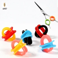 51pcs professional dog grooming scissors colorful silicone ring for cats and dogs haircutting scissors accessories pet supplies
