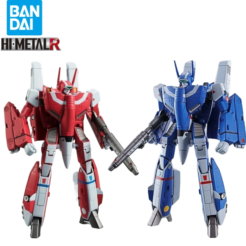 

Bandai HI-METAL R Robotech Macross VF-1J Super Valkyrie Milia VF1J Maximillian 1/100 Action Figures