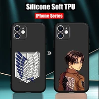 new attack on titan eren anime for iphone 11 12 13 mini phone case for iphone 11 pro x xs max xr 7 8 plus se soft silicone cover