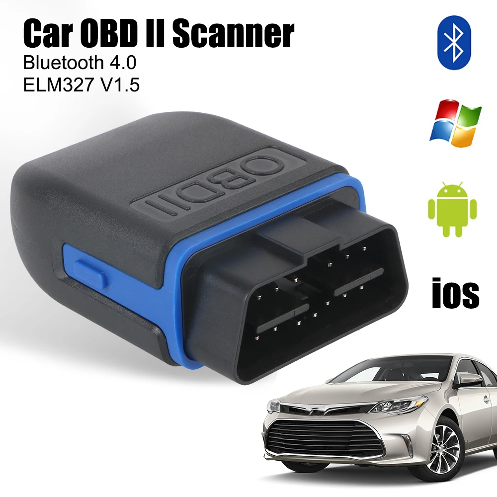 Мини беспроводной Bluetooth 4 0 для iOS Android и Windows OBD2 сканер считыватель кодов