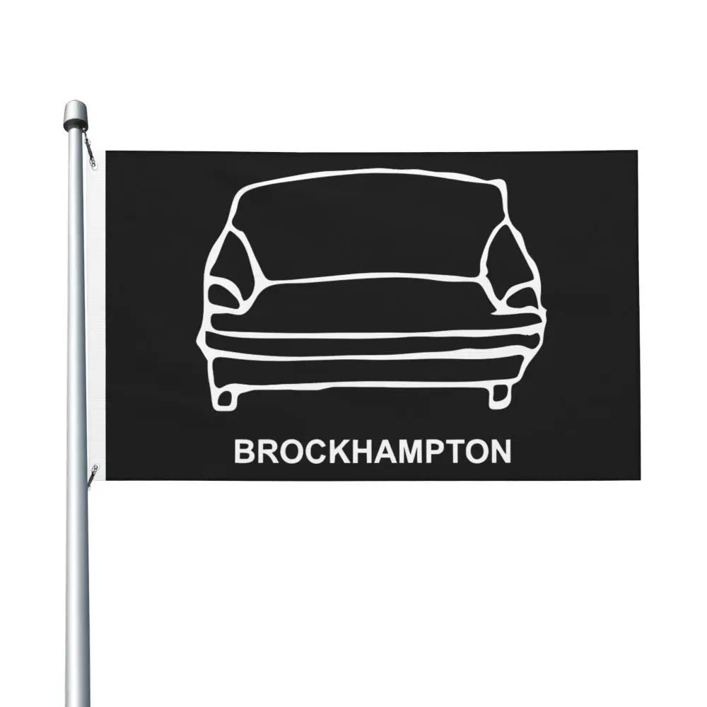 Новый двухсторонний баннер Brockhampton флаг для сада декоративный вечерние 3x5 футов