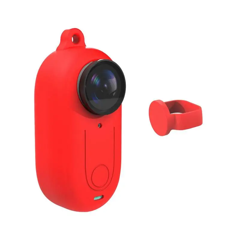 

For Insta360s GO3 Silicone Cover Dust-proof Body Case Silicone Cover Sports Camera Protection Accessories
