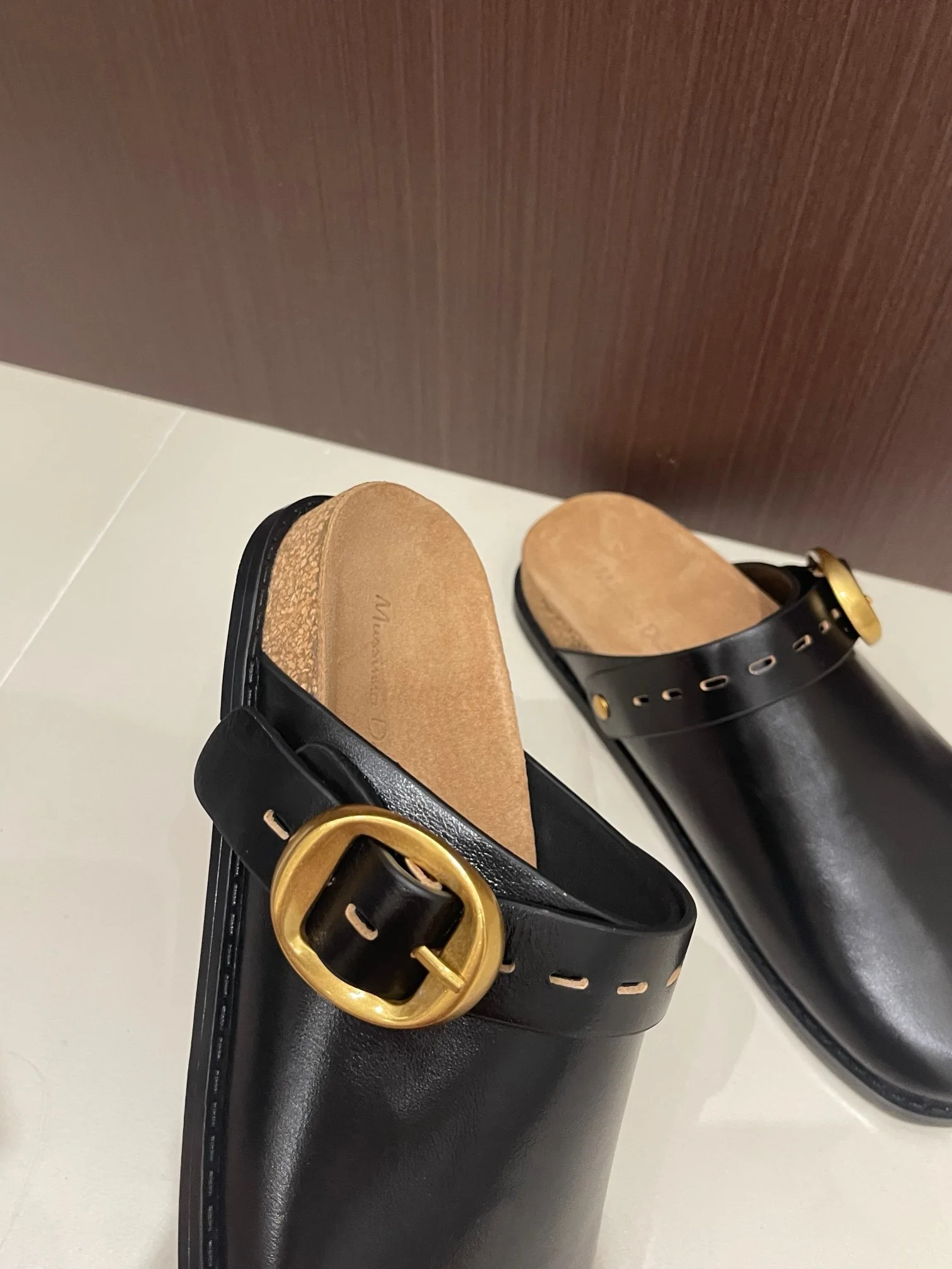 Maxdutti минималистичная обувь из воловьей кожи сандалии тапочки на плоской подошве