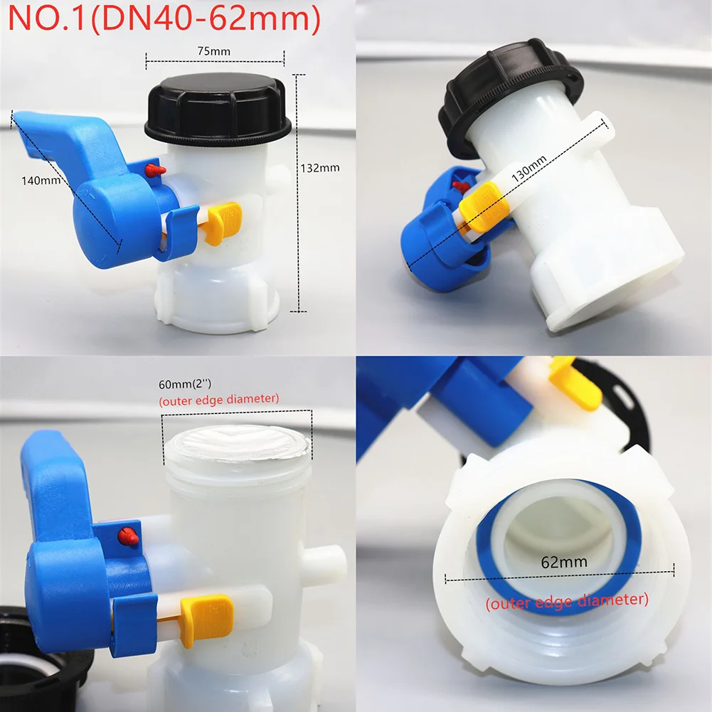 

Outlet Tap Adapter IBC Container Valve Garden Watering Switch IBC Tanks Accessories Integrated Butterfly Valve