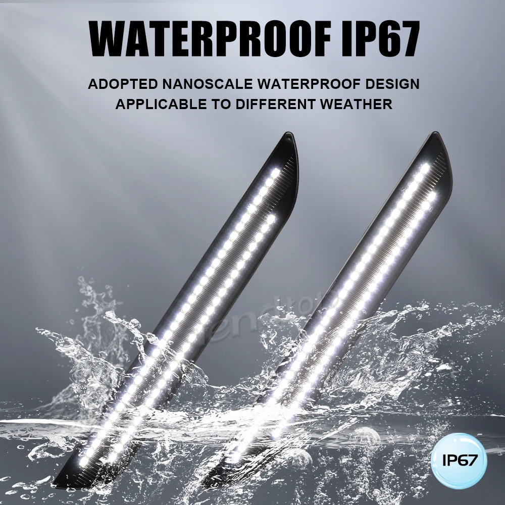 2 шт. белые задние боковые габаритные огни автомобильная индикаторная лампа