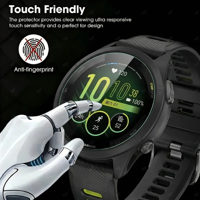 Фото Защитное стекло для Garmin Forerunner 165 255 955 55 45 245 945 935 745 Защитная пленка для экрана для Garmin Fenix 8 AMOLED Solar 7X 6X 7 6 7S 6S Pro 5 5S Защитное стекло №3