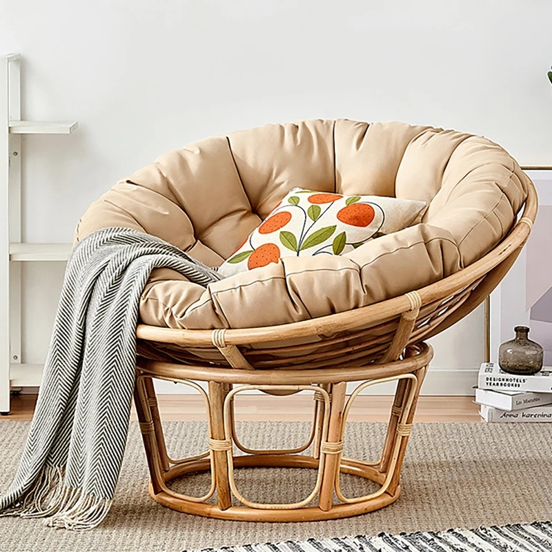 

Swing Hanging Basket Seat Round Filling Cushion Rattan Chair Pad Garden Basket Indoor Outdoor Relax Sofa Cushion Without Chair