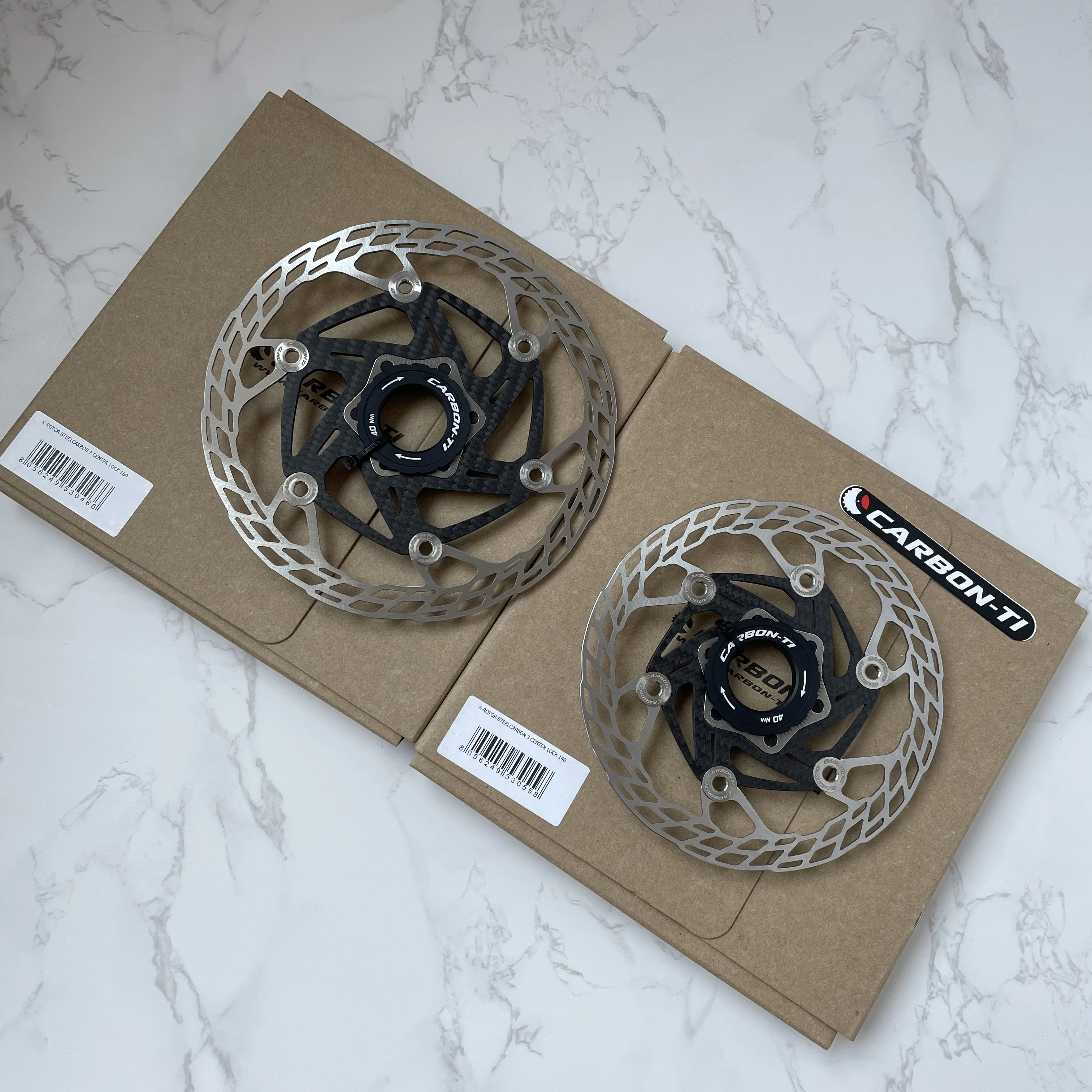 CARBON-TI X-Rotor SteelCarbon 3 140/160/180 мм центральный замок стальная поверхность торможения