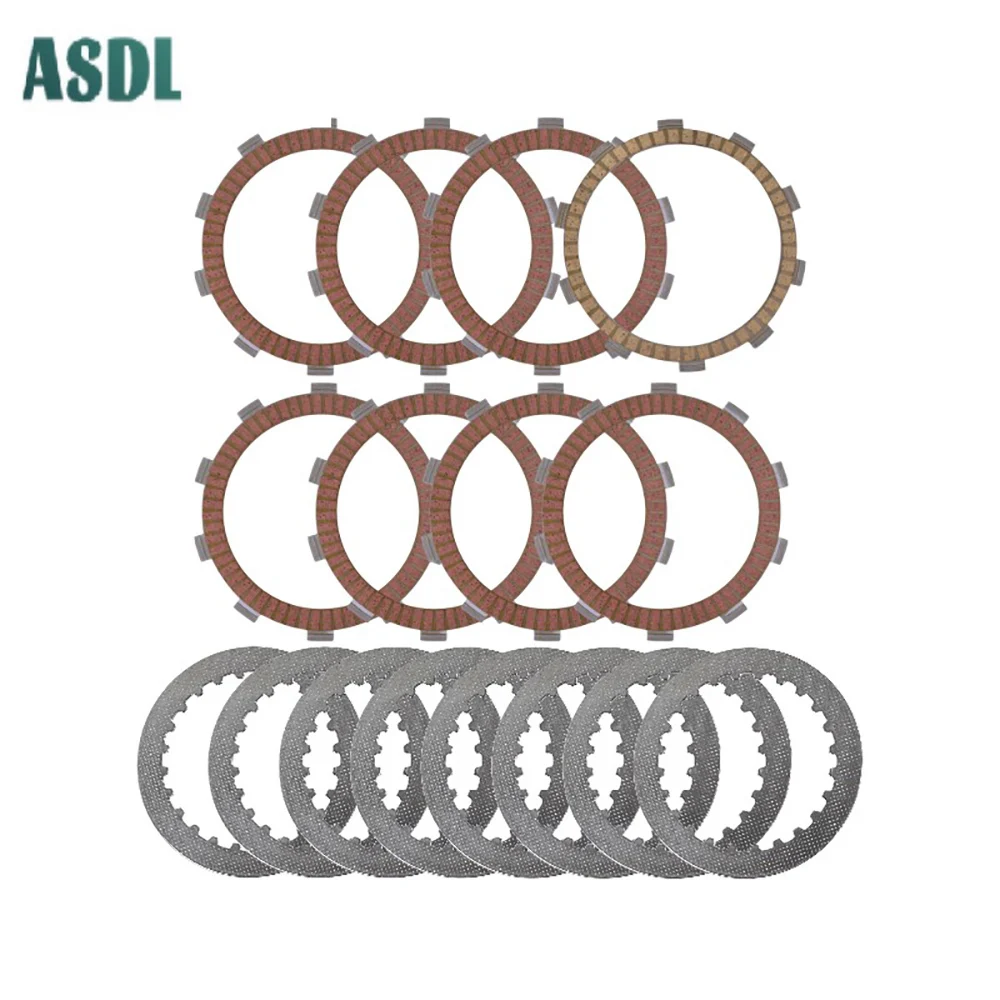 

Steel and Friction Clutch Plate Set For Honda NTV650 Revere RC33 XL650 XL650V Transalp RD10 RD11 XL NTV 650 CTX700 CTX 700 RC69