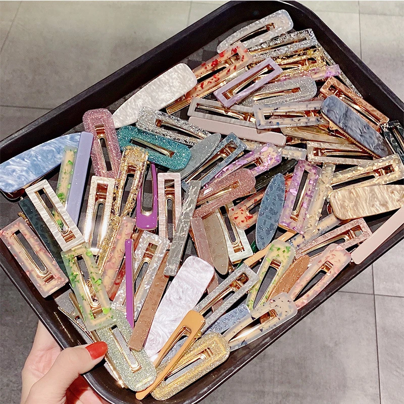 Женские заколки для волос из ацетата 3 шт