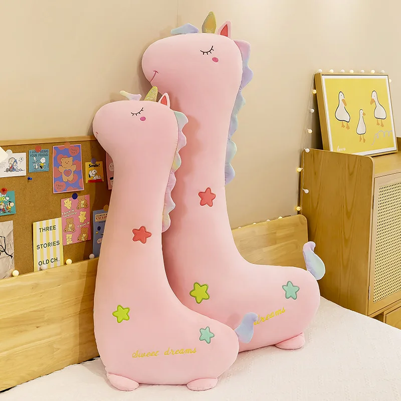 

Zqswkl 100/130cm kawaii plush toy long unicorn pillow hugs large sleeping clip leg doll pregnant woman comfort stuffed toys