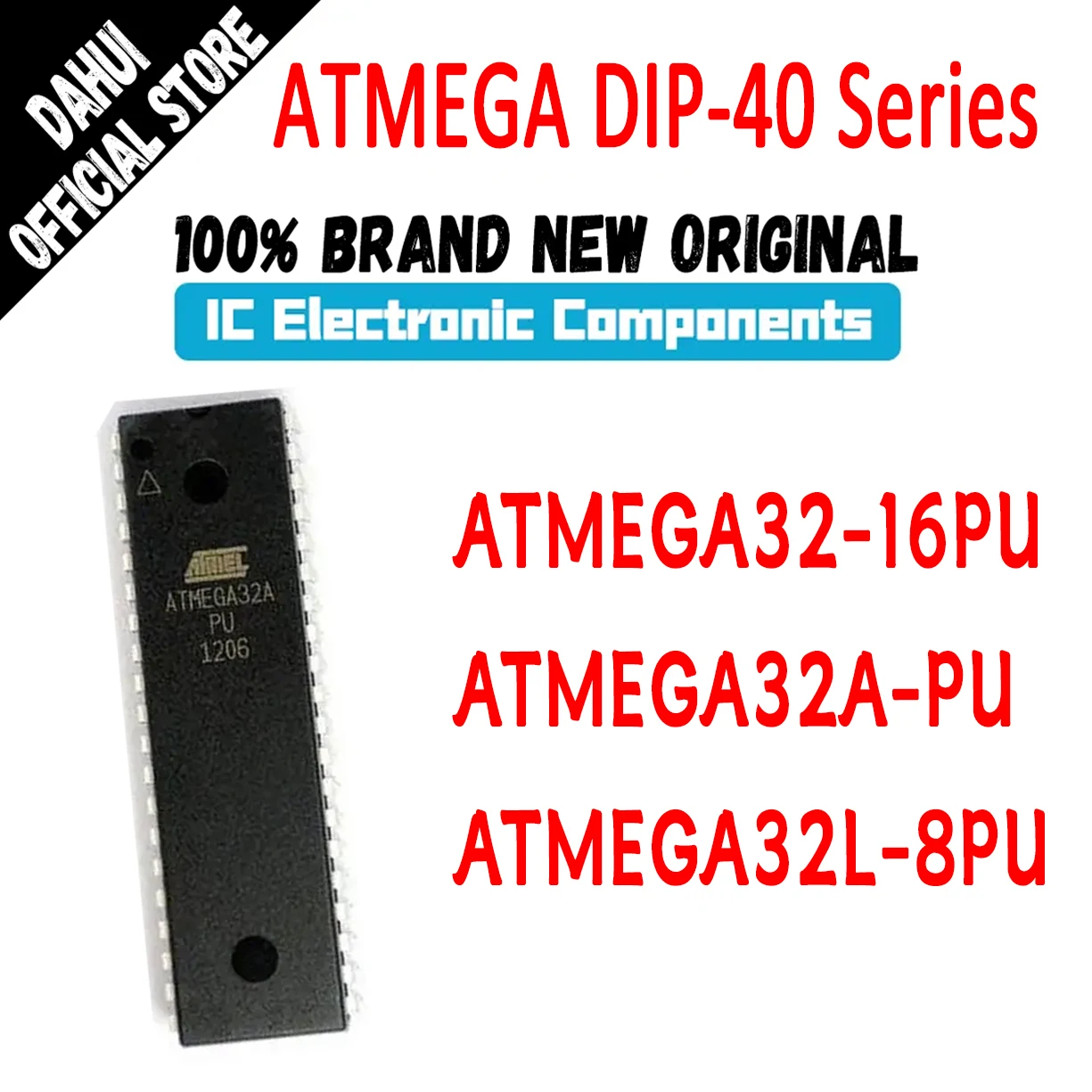 

ATMEGA32-16PU ATMEGA32A-PU ATMEGA32L-8PU ATMEGA32 ATMEGA32A ATMEGA32L ATMEGA IC MCU Chip DIP-40 In Stock 100% New Originl