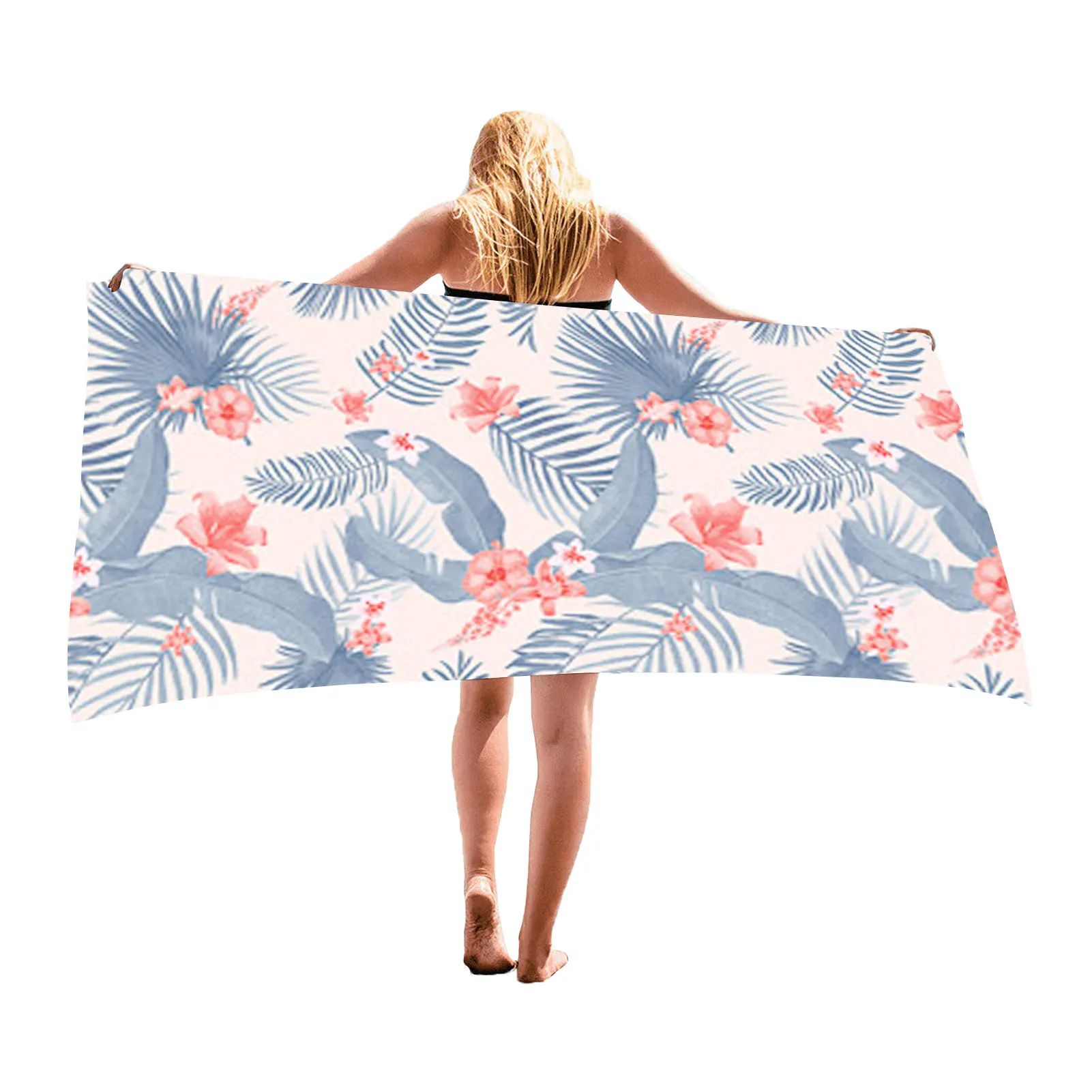 

Пляжное полотенце большого размера, из микрофибры, с защитой от песка, для плавания, для путешествий