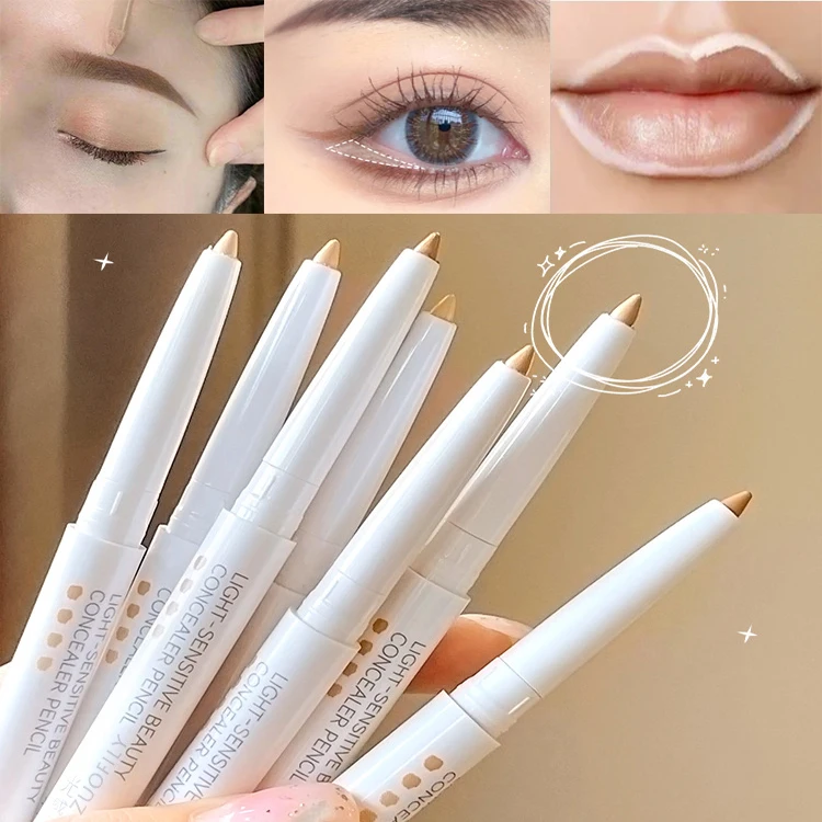 

Concealer Eyebrow Pen Stick Natural Moisturizing Concealer Pencil Cover Spot Dark Circles Invisible Pores Waterproof Face Makeup