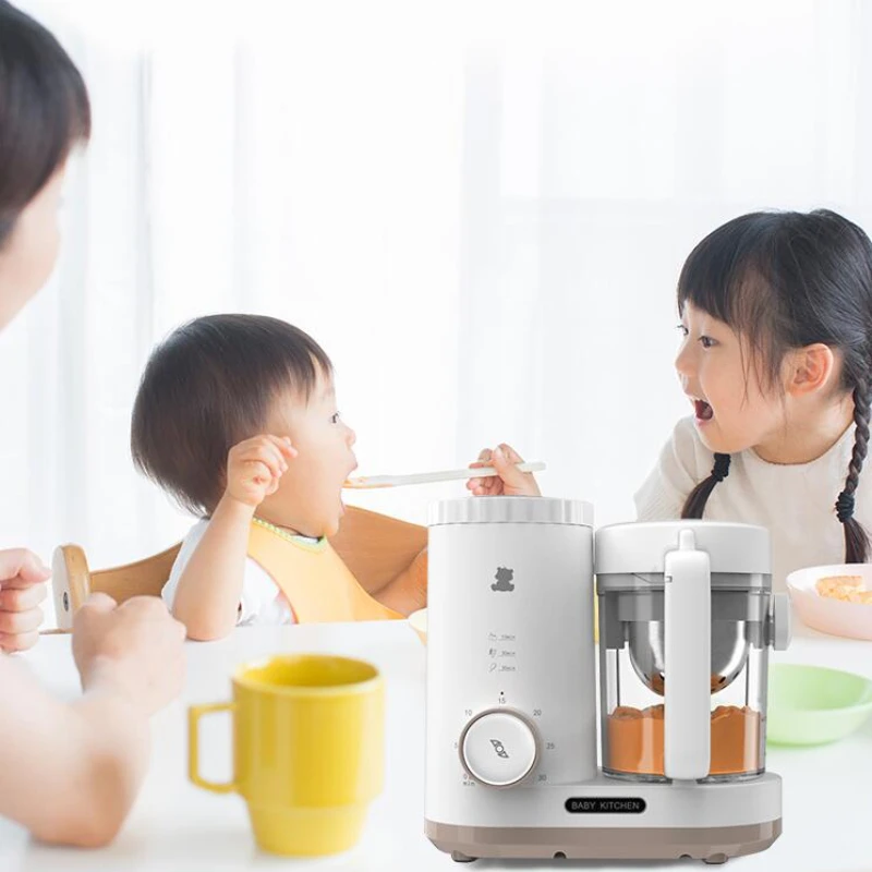 Baby Complementary Food Processor Blender Steamer Mixer Grinder Multi-funtional Puree Maker Portable blend Blender Stirring Food