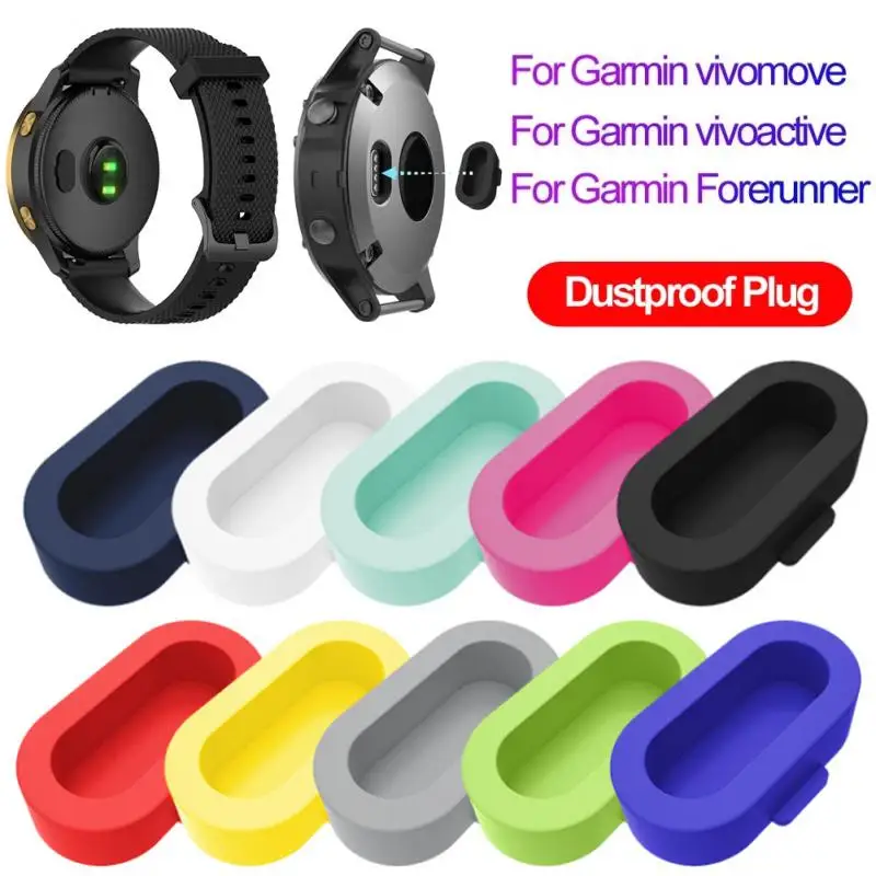 

Silicone Colorful Silicone Dustproof Plug Cover Case For Garmin Fenix 5 5X 5S Plus Forerunner 935 Vivoactive 3 Watch Accessories