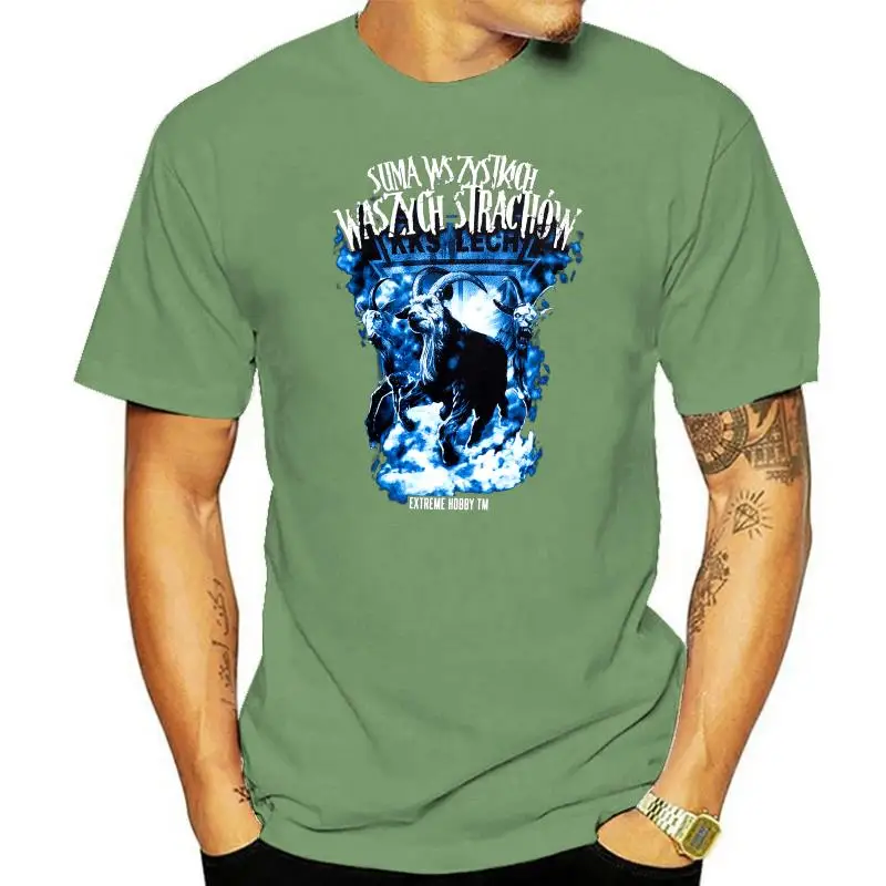 T Shirt Extreme Hobby Lech Poznan Suma Wszystkich Waszych Strachow Sleeve Harajuku Tops
