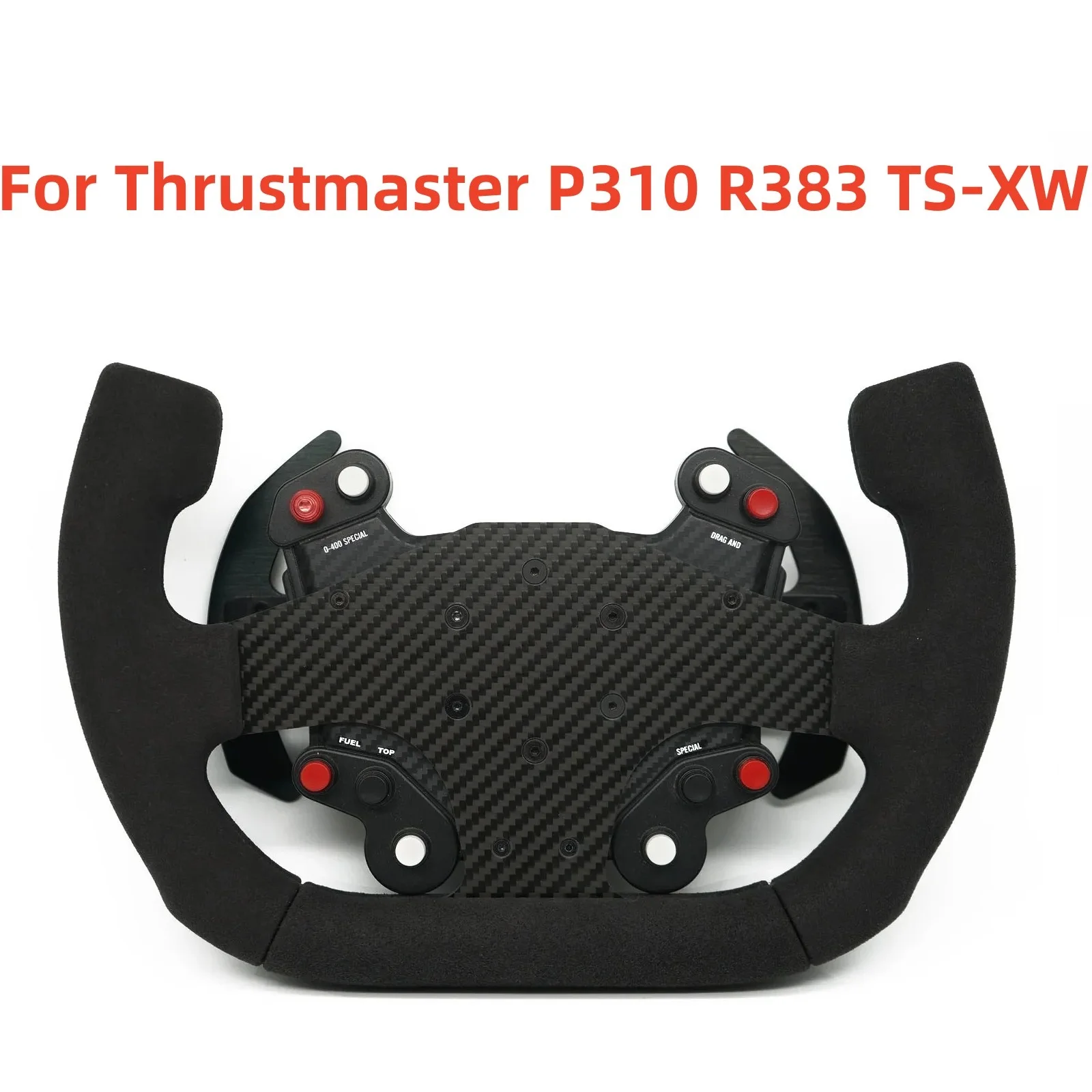 

SIM Racing Steering Wheel PC Gaming Racing Wheel MOD Suede Handle For Thrustmaster P310 R383 TS-XW SIMRACING GTS GT7 ACC