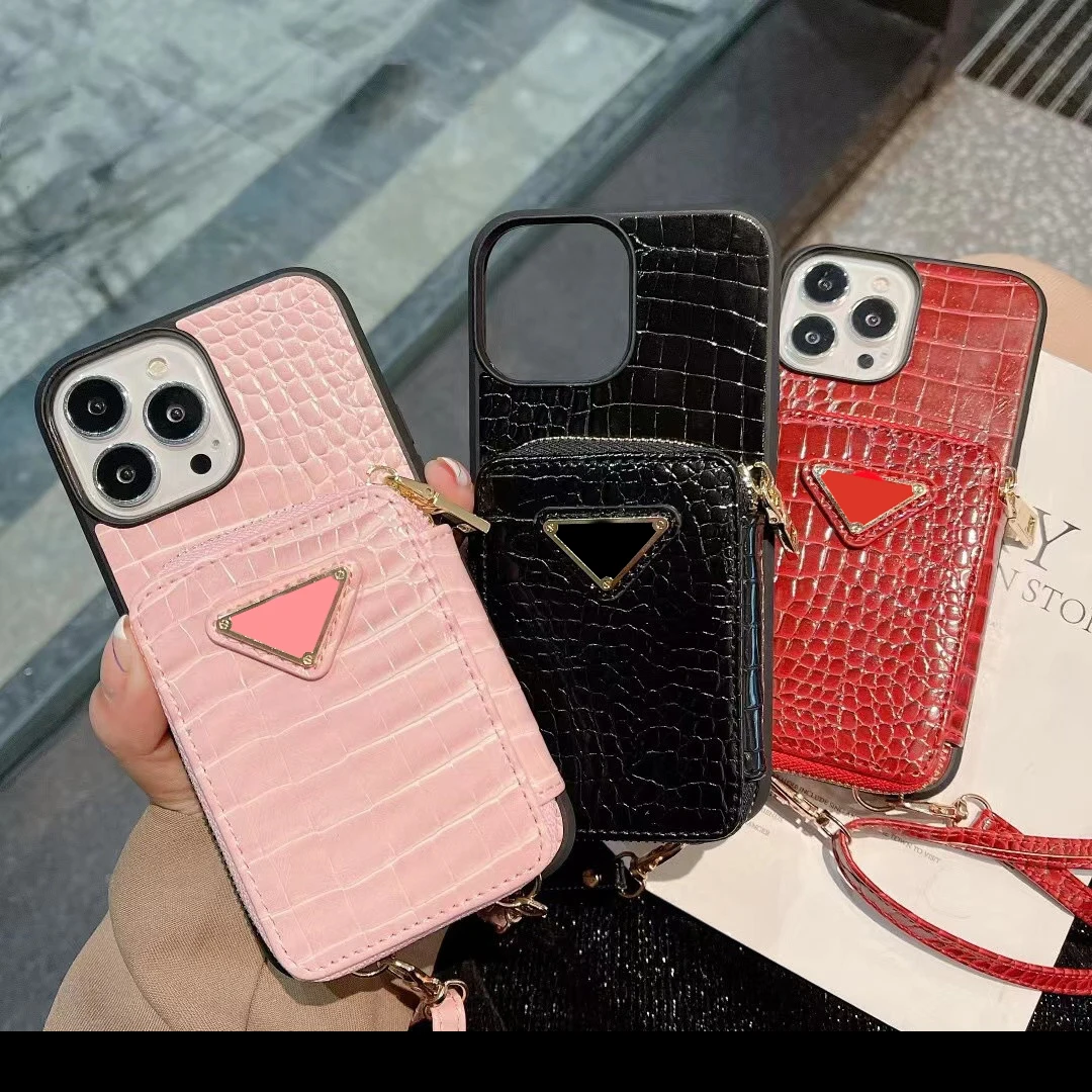 

PD with logo P home mobile phone case leather mobile phone case drop-proof luxury phone case for iphone