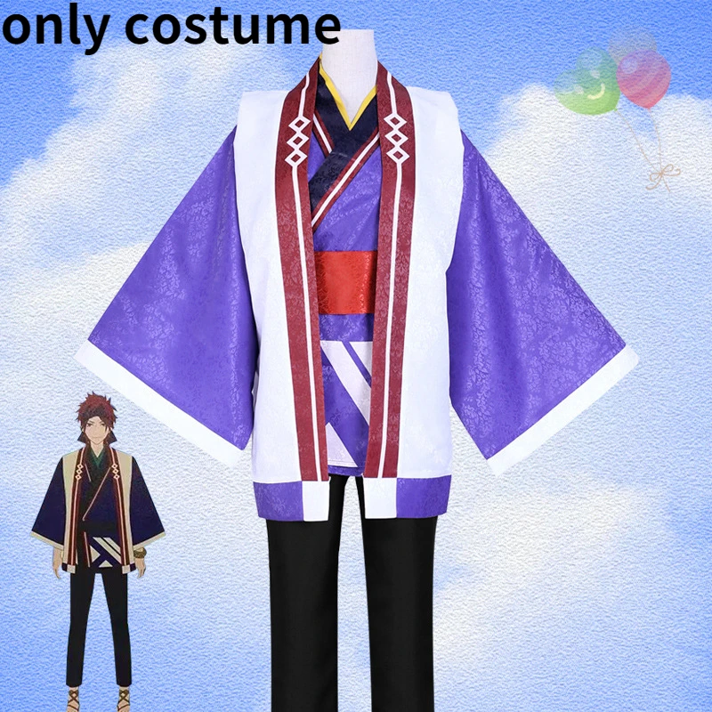 

Game Ensemble Stars Two Crazy B Amagi Rinne Cosplay Costumes Top Cape Trousers Kimono Fullsets For Men Role Playing Halloween