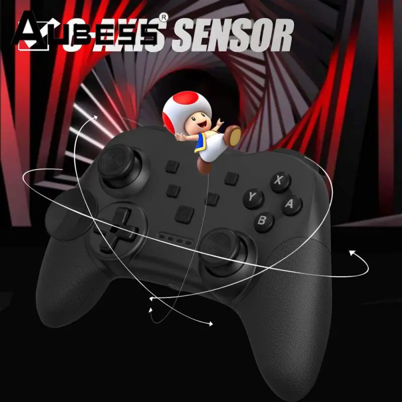 

Черный геймпад с регулируемой 6-осевой функцией гироскопа. Ble4.0 Abs Удобная Поддержка Android 6,0/IOS 11,0/ПК контроллер