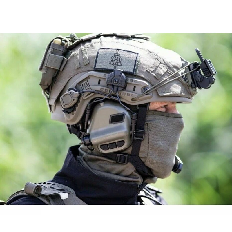 

Новинка, тактическая электронная гарнитура для связи opsman Earmor M32H MOD3, серый цвет