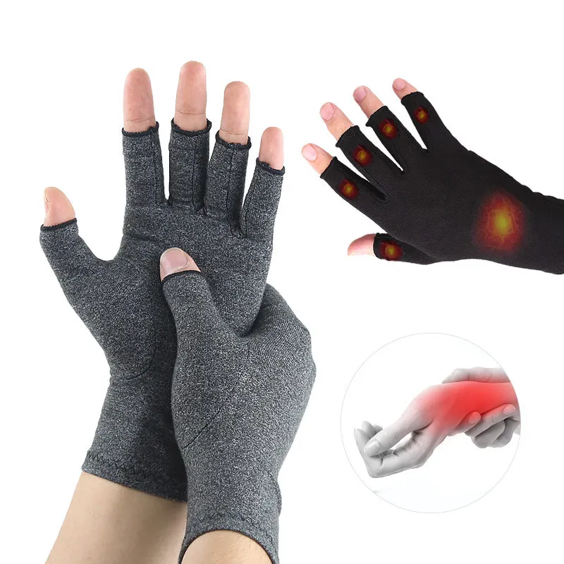 

1 Pair Compression Arthritis Glove Wrist Support Joint Pain Relief Pain Joint Therapy Wristband Support Safety Compression Glove