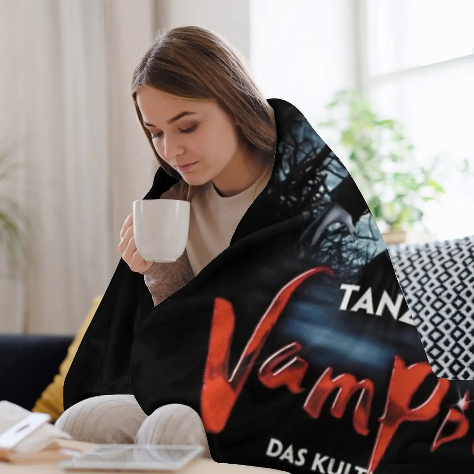 Фото Теплое одеяло Tanz Der Vampire для малышей, мягкие плед-одеяла №3