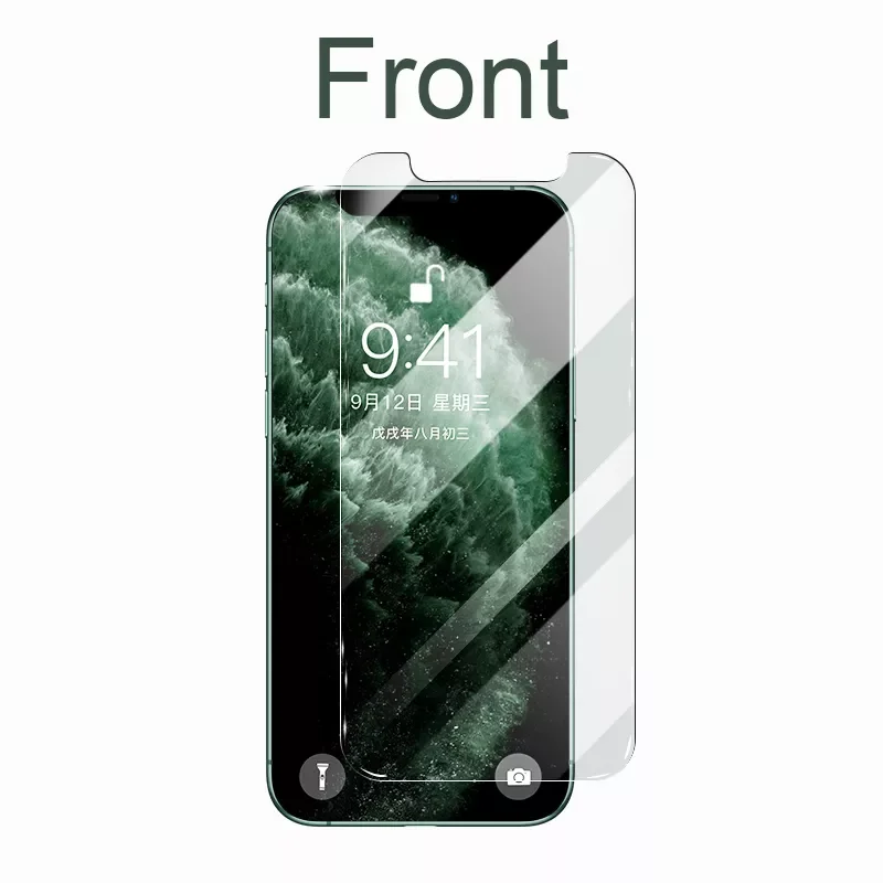 9H Rear Glass 2 in 1 Tempered Glass Screen Protector for iPhone 11 Pro Max 11Pro 5.8 6.1 6.5 Inch Front and Back Protective Film
