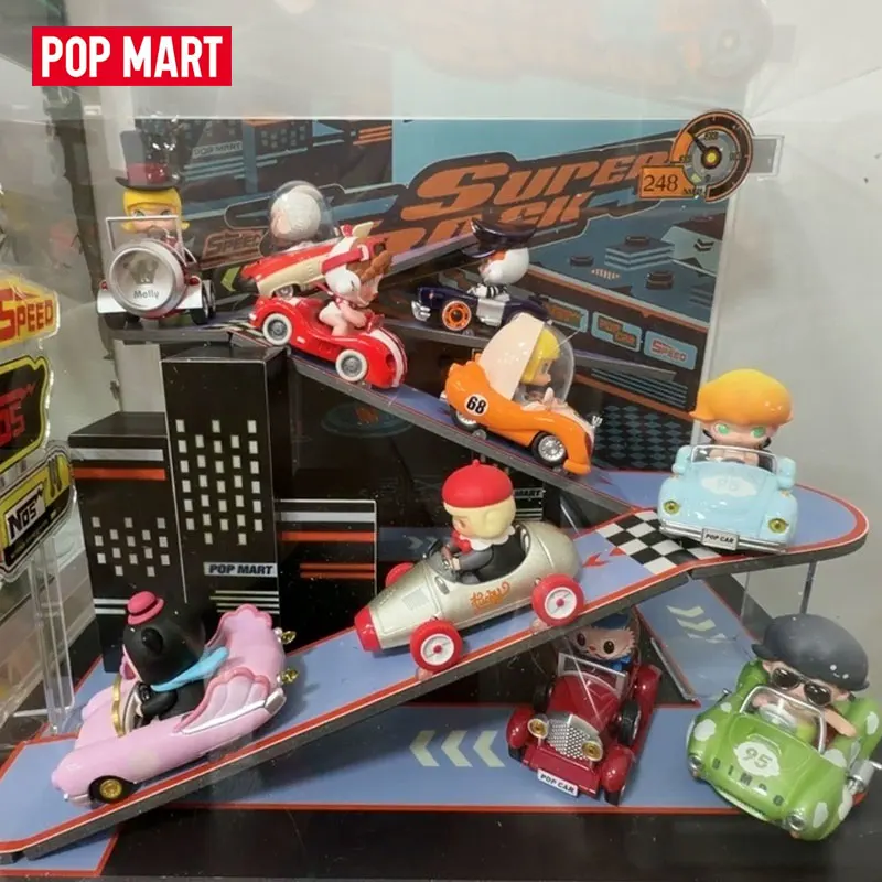 POP MART POPCAR Super Track Series: Модные коллекционные фигурки-сюрпризы в закрытых коробках, аниме-фигурки, милые игрушки, подарочные наборы-сюрпризы (art.: 3920db1d8bef0) - 3920db1d8bef0