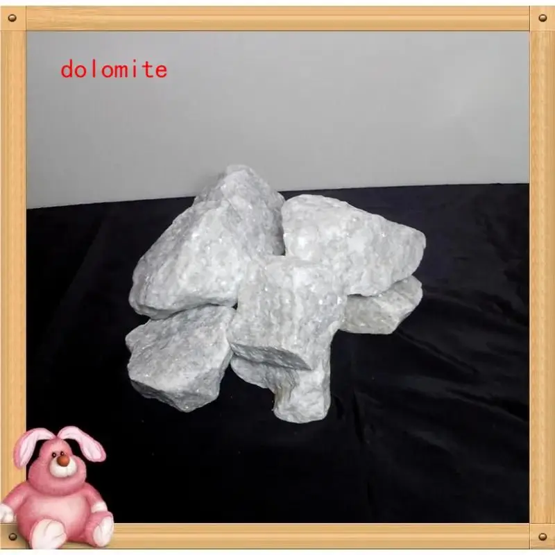 Nature Stone Natural Dolomite Raw Ore Mineral Crystal Teaching Specimen Ore Standard Solvent Refractory Ingredients 500 Grams