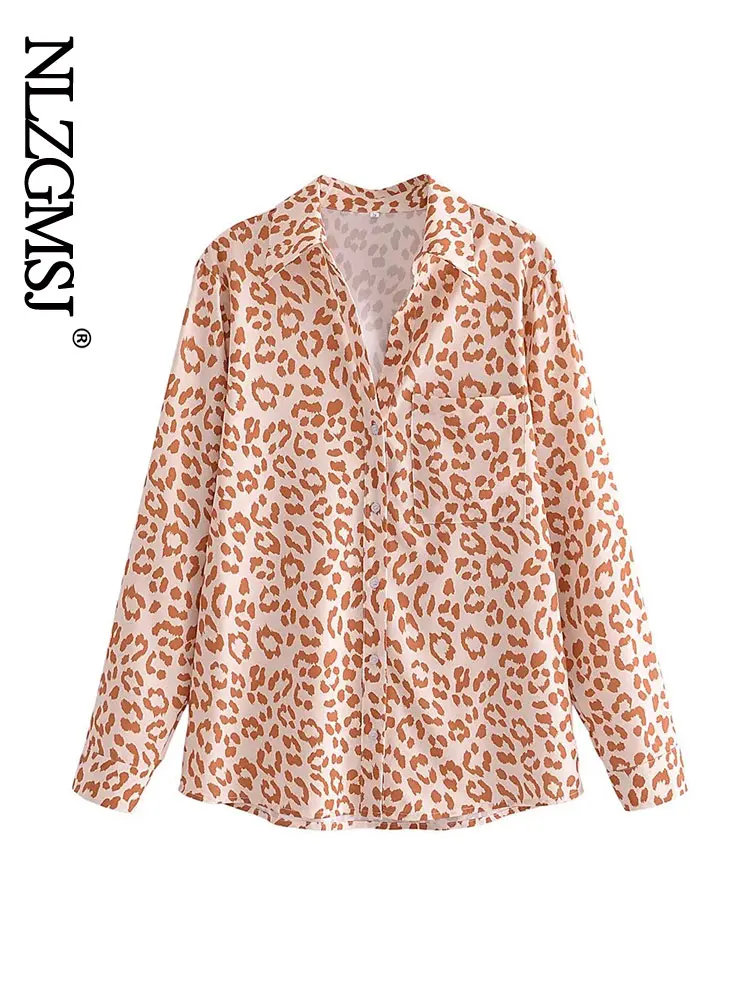 

Nlzgmsj Women Shirt Elegant Print Long Sleeve Patchwork Office Ladies Shirts For Women Spring Summer Fashion Blouses Top 202205