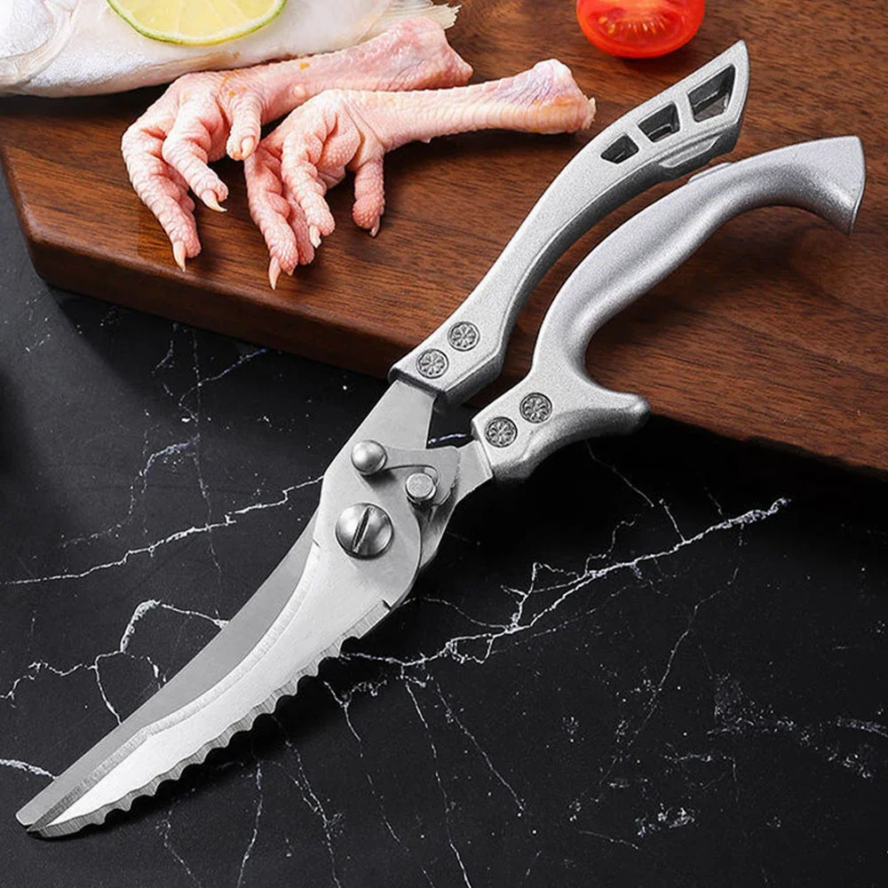Ножницы из нержавеющей стали весы ножницы для чистки повара нож резки мяса и