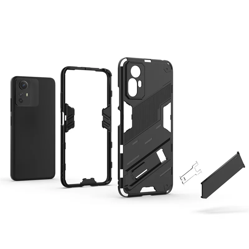 Чехол Funda для Xiaomi Redmi Note 12S чехол 12 Pro Plus противоударный защитный ПК силиконовый на