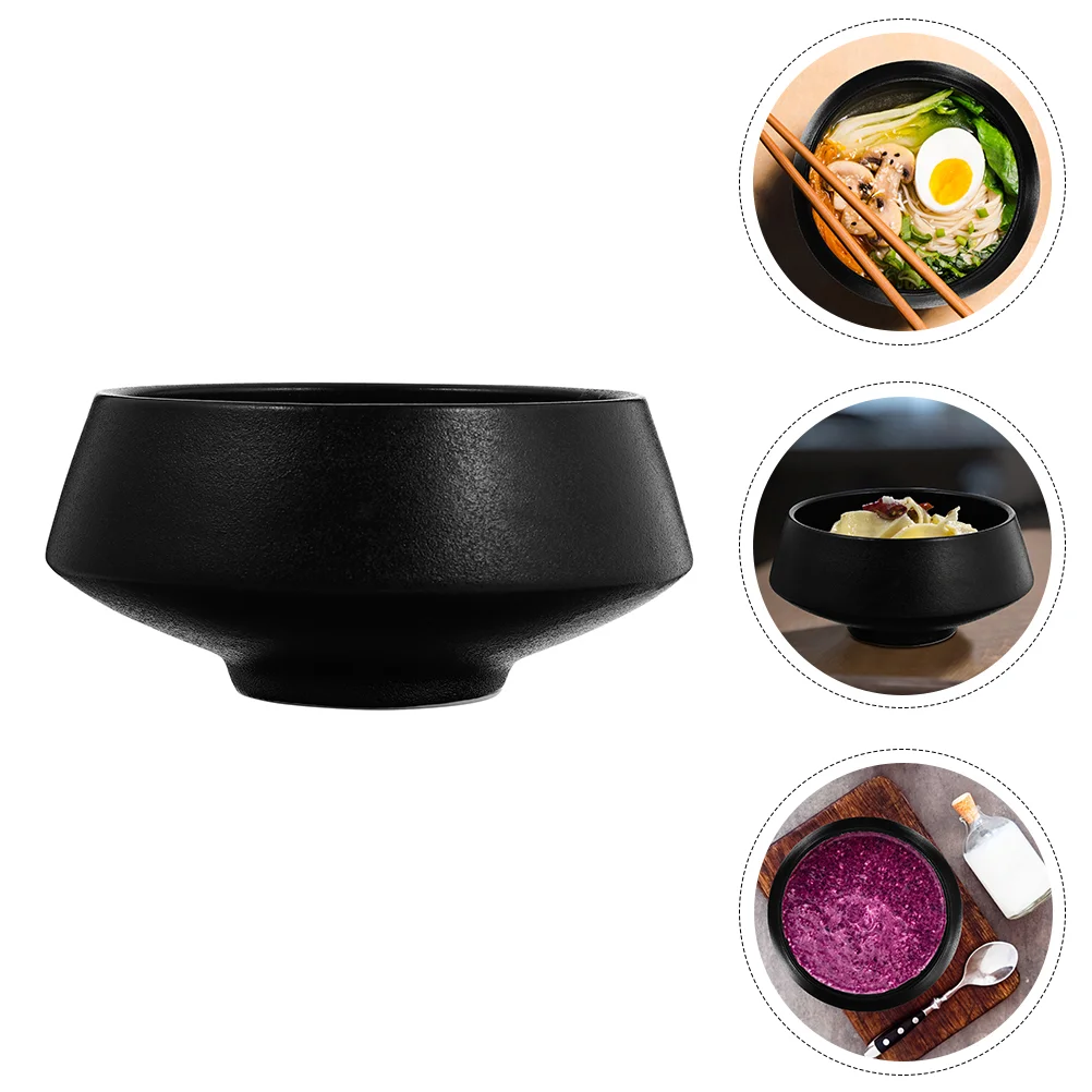 

Bowl Ceramic Bowls Ramen Soup Porcelain Cereal Japanese Nut Appetizer Style Mixing Deep Snack Fruit Pho Candy Plate Pasta