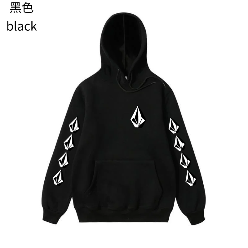 

VOLCOM [Men's] Long Sleeve Printed Hoodie Mens Hoodies Anime Harajuku Manga Men Women Long Sleeve Pullover Tops