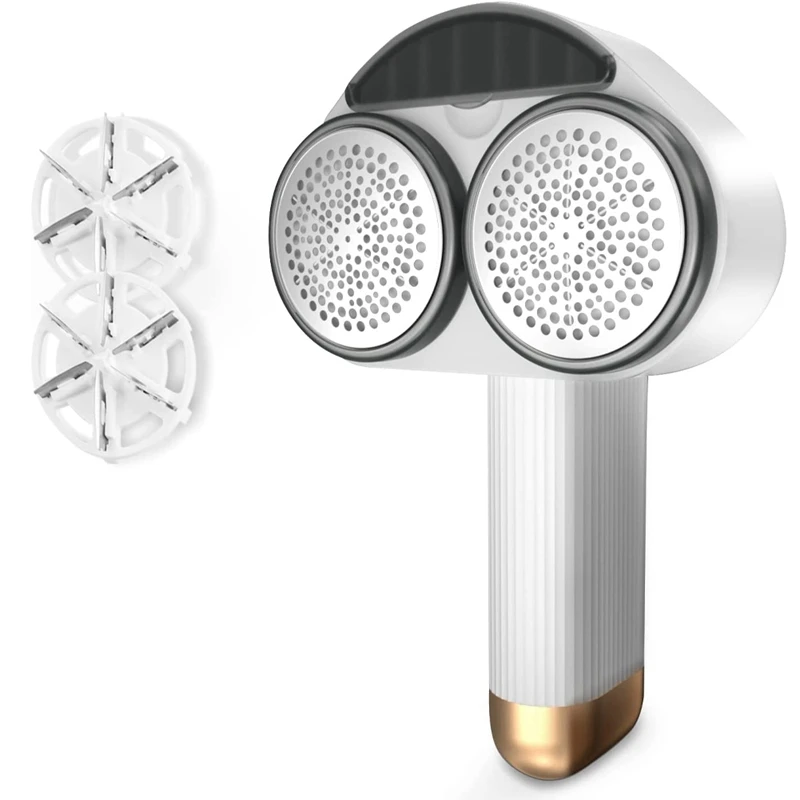 

Fabric Shaver,Lint Remover, Dual-Head Sweater Shaver Lint Shaver With 6-Leaf Blades Effectively And Quickly Remove