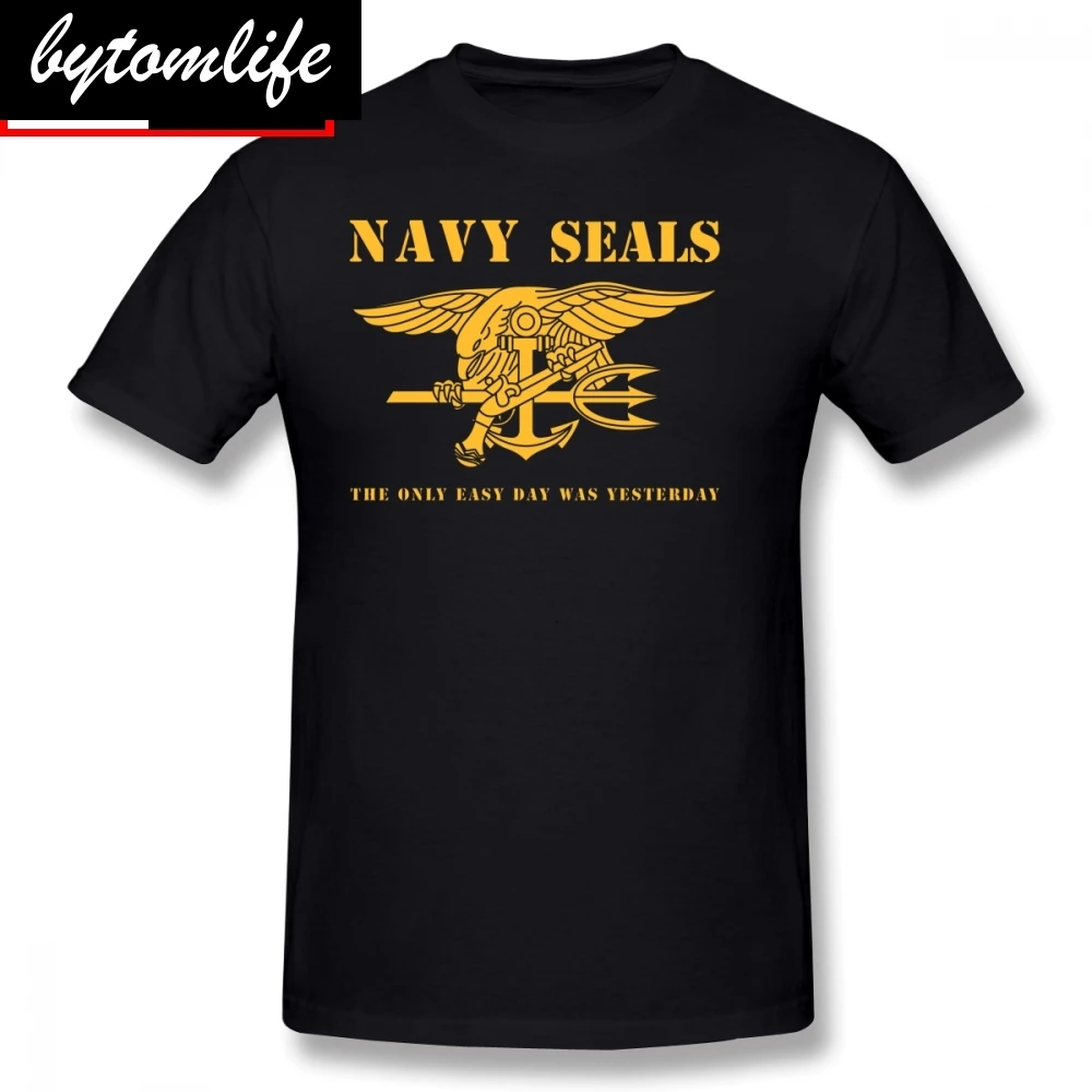 

Mens Navy Seal T Shirts Navy SEALs Stencil T-Shirt Tee Shirt Cotton Graphic Mens Summer Awesome Tshirt