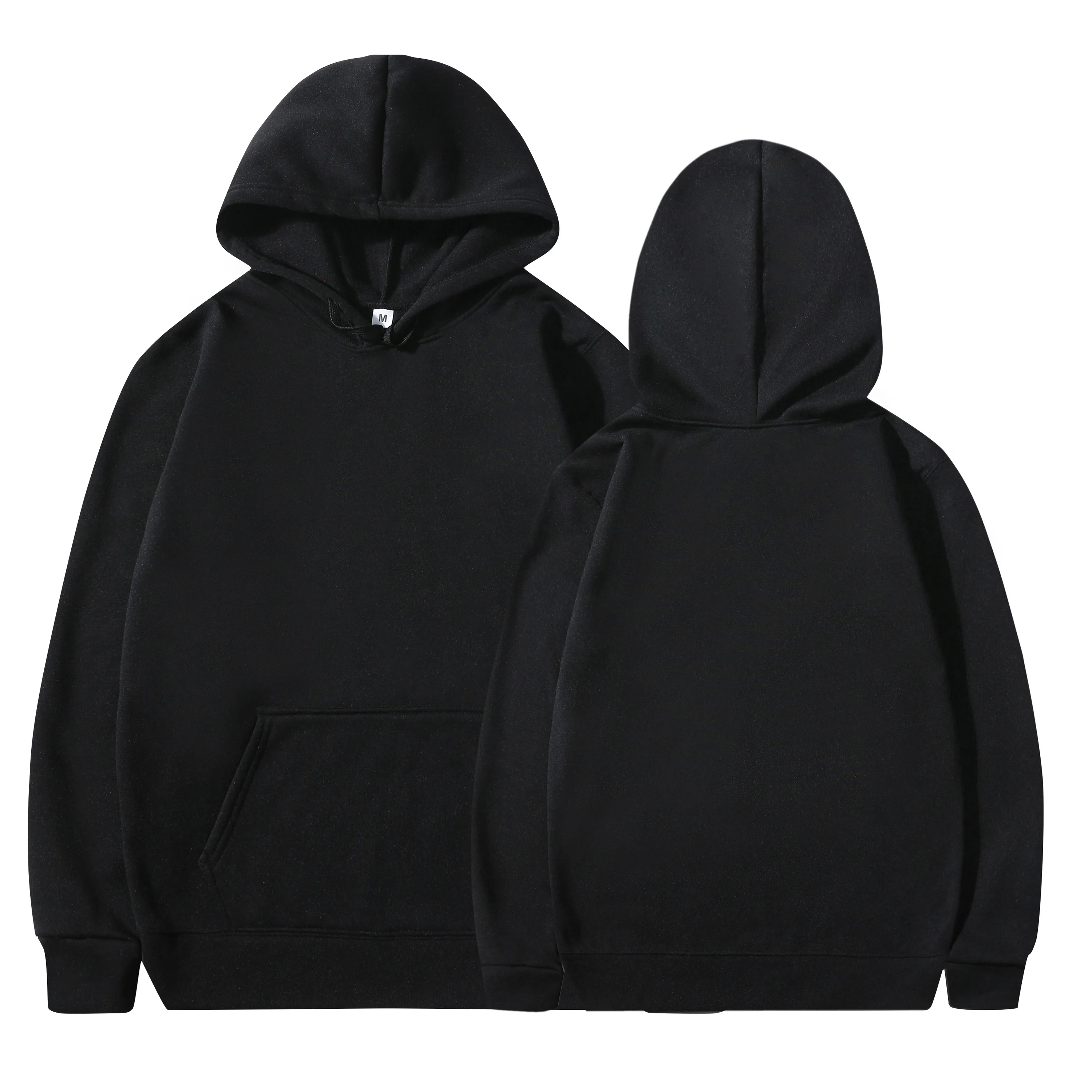 

Женские толстовки с капюшоном, модные однотонные флисовые толстовки в стиле хип-хоп красного, черного, серого, розового цветов, Мужская брен...