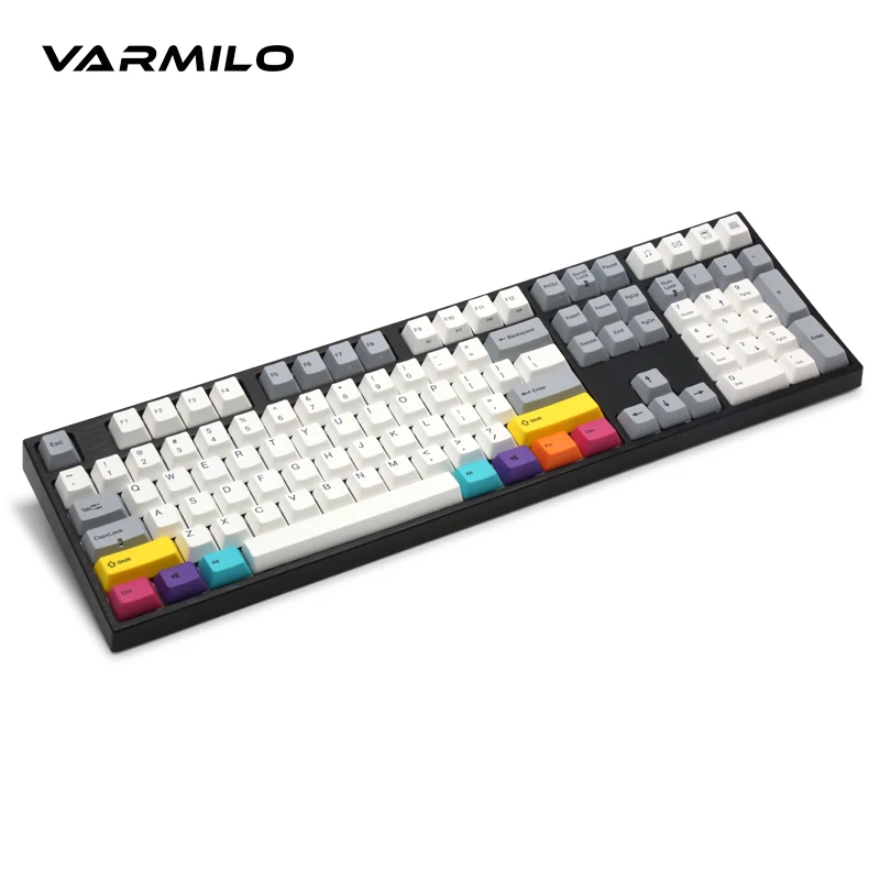 

Varmilo Cmyk MA87 MA108 MA104-A totoetsenbord Bedraad Ec V2 Schakelaar с подсветкой компьютерный игровой Toetsenbord