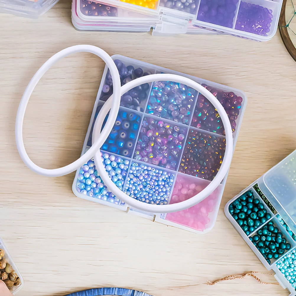 30 шт. аксессуары Ловец снов пластиковые кольца для DIY вышивка крестиком обруч