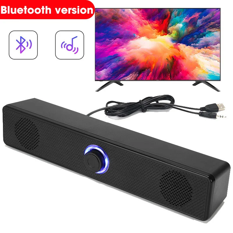 Bluetooth Speaker 4d Surround Soundbar Computer Speaker For 