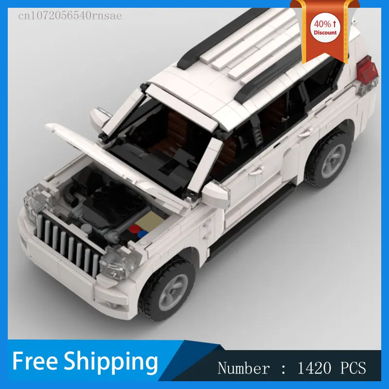 Строительные блоки MOC Land Cruiser Camper модульная модель автомобиля сборка игрушек