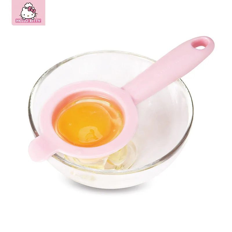 

Kawaii Hellow Kitty Sanrio плюшевый мультяшный милый розовый яичный белый желток сепаратор яиц Аниме Игрушки для девочек подарок на день рождения