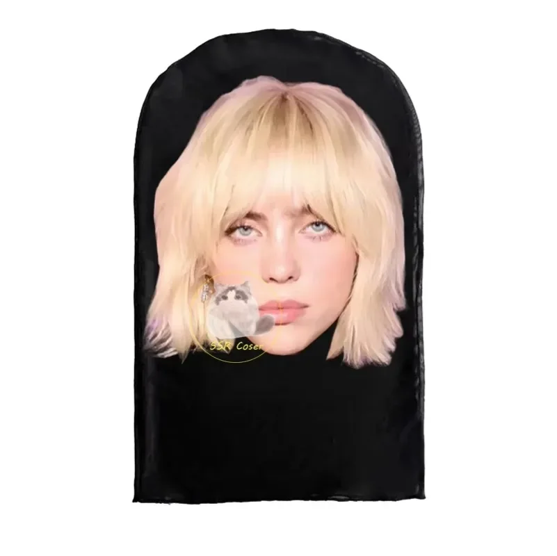 New 3D Printed Kanye Mask Elastic Billie Full Face Men Women Cosplay Headwear Hip Hop Fashion Balaclava Hood Hat Headgear