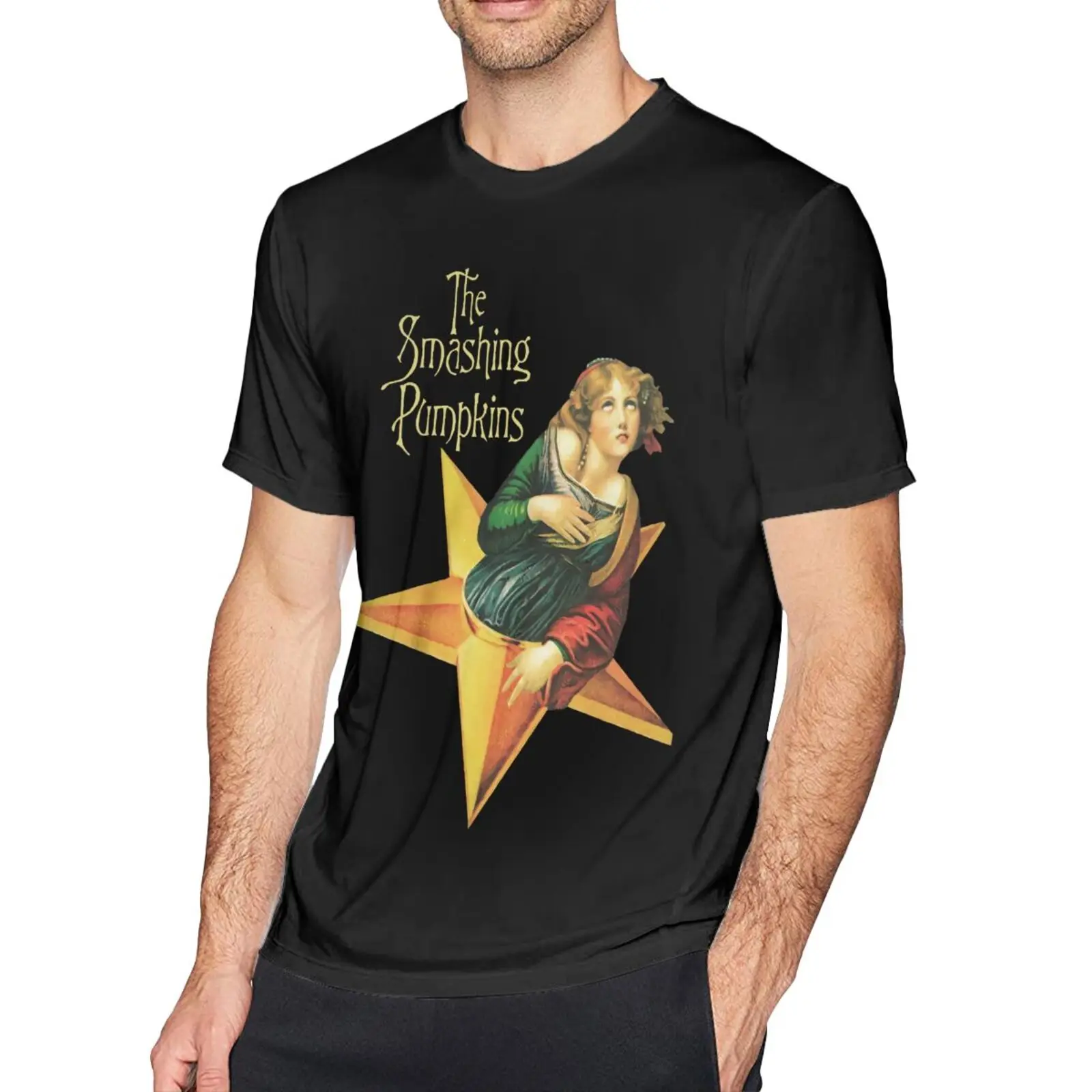 

Футболка мужская оверсайз с принтом Smashing Pumpkins Mellon Collie