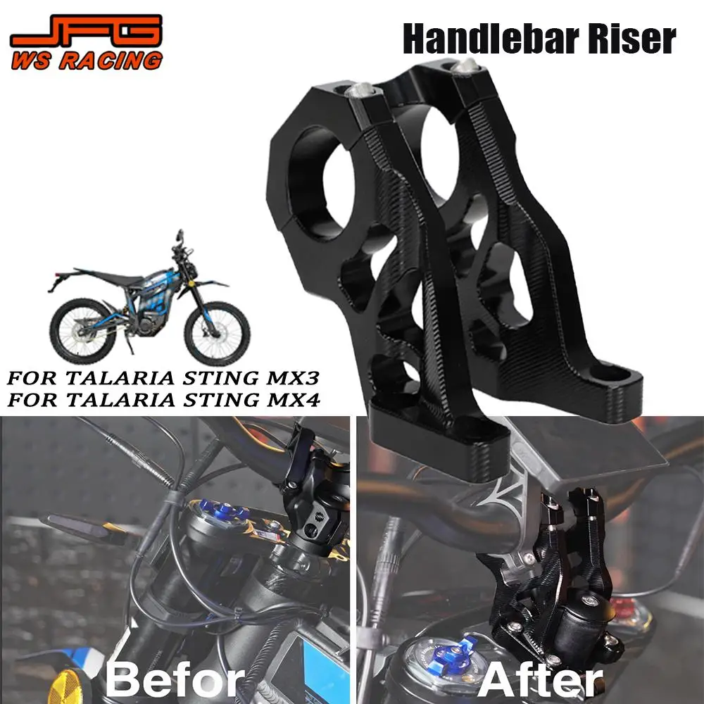 

Для Talaria ручка Riser Mount кронштейн руля с ЧПУ алюминий для Talaria Sting MX3 MX4 MX5 электрический велосипед мотоцикл