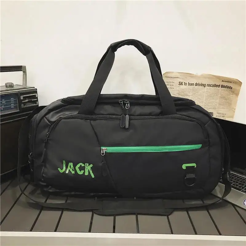 Fashion Gym Bags Waterproof Sports Fitness Travel Handbag for Man Woman Backpack Outdoor Training Yoga Bag with Shoe Compartment